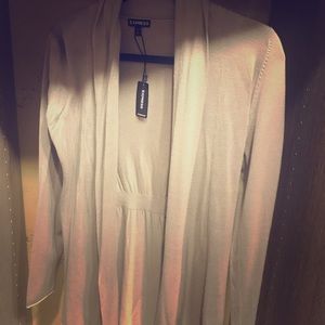 Express Dark Beige Cardigan